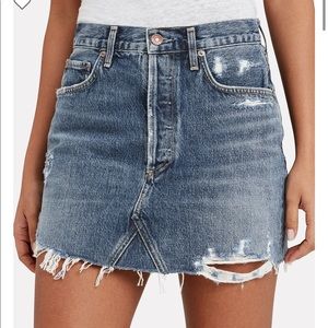 AGOLDE Quinn High-Rise Denim Skirt